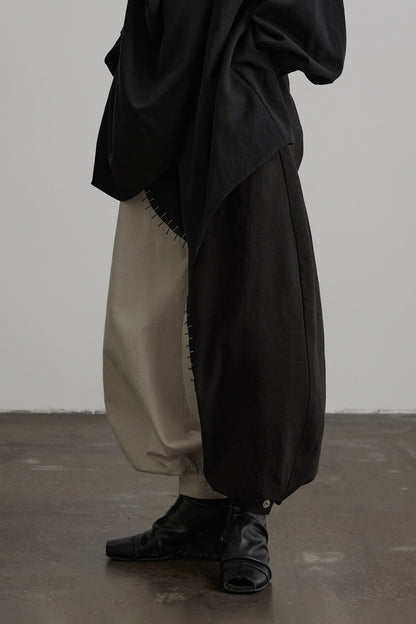 Black White Tai Chi Lantern Pants