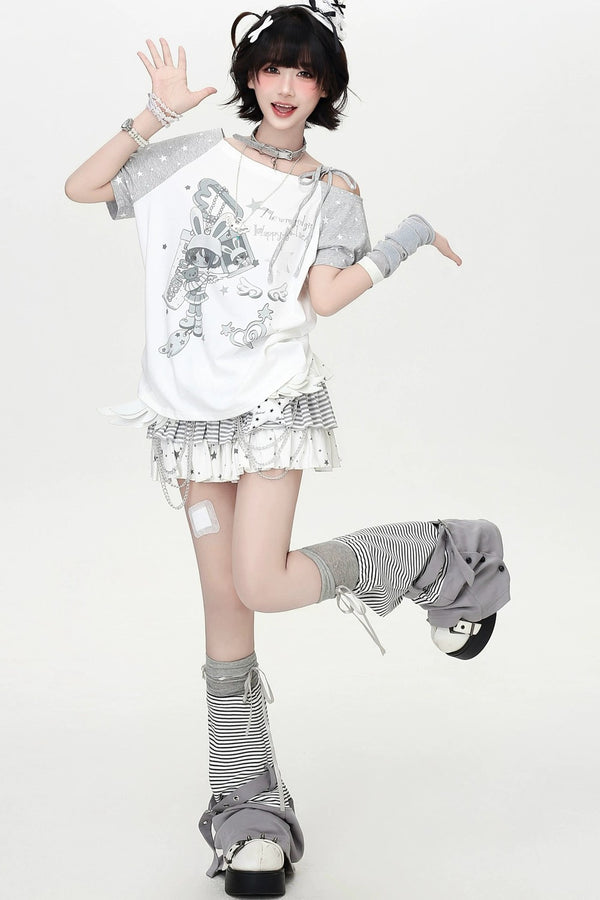 Dreamy-Cute Angel Ribbon Top