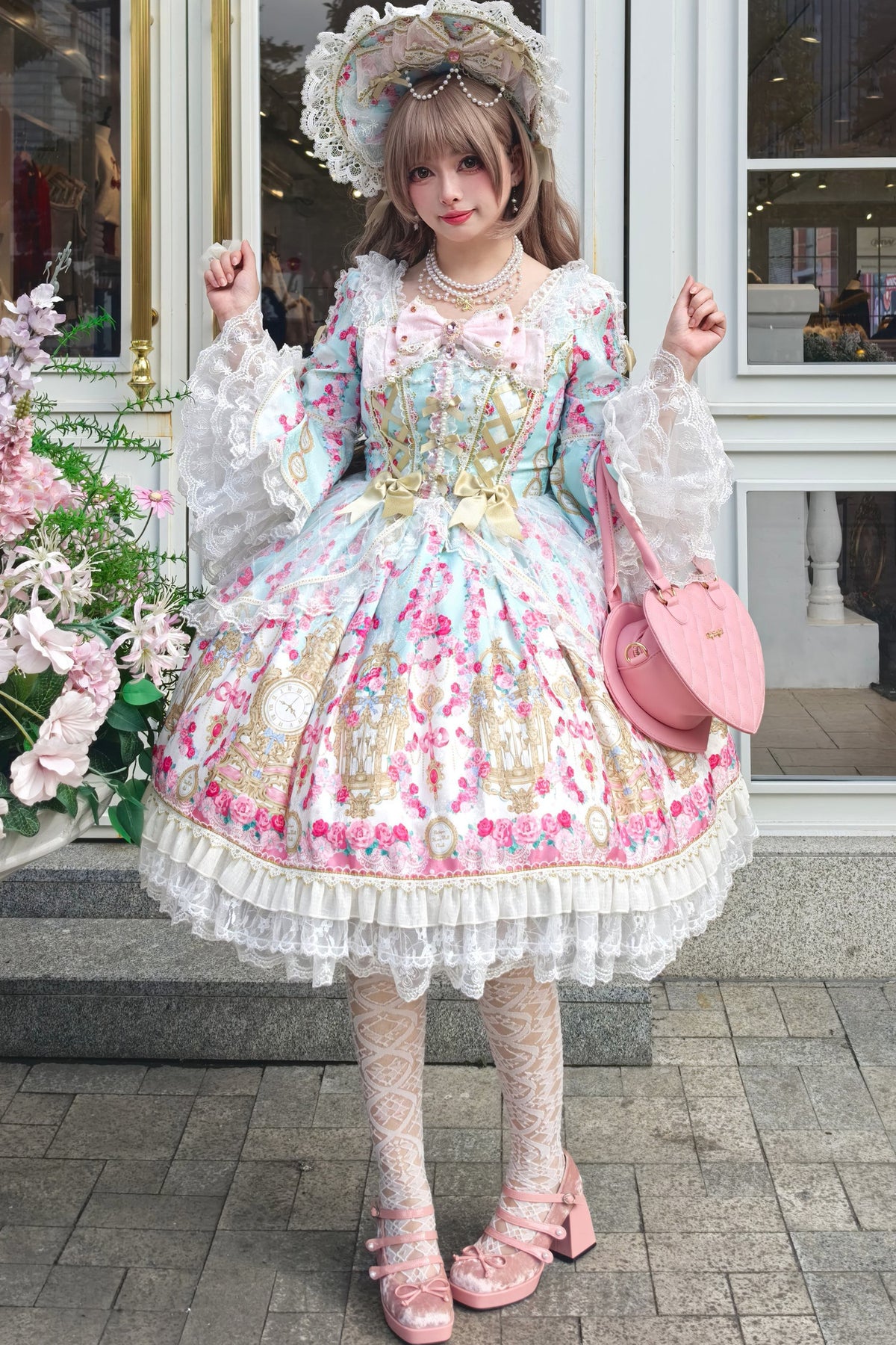 Rose Garden Sequence Lolita OP Dress
