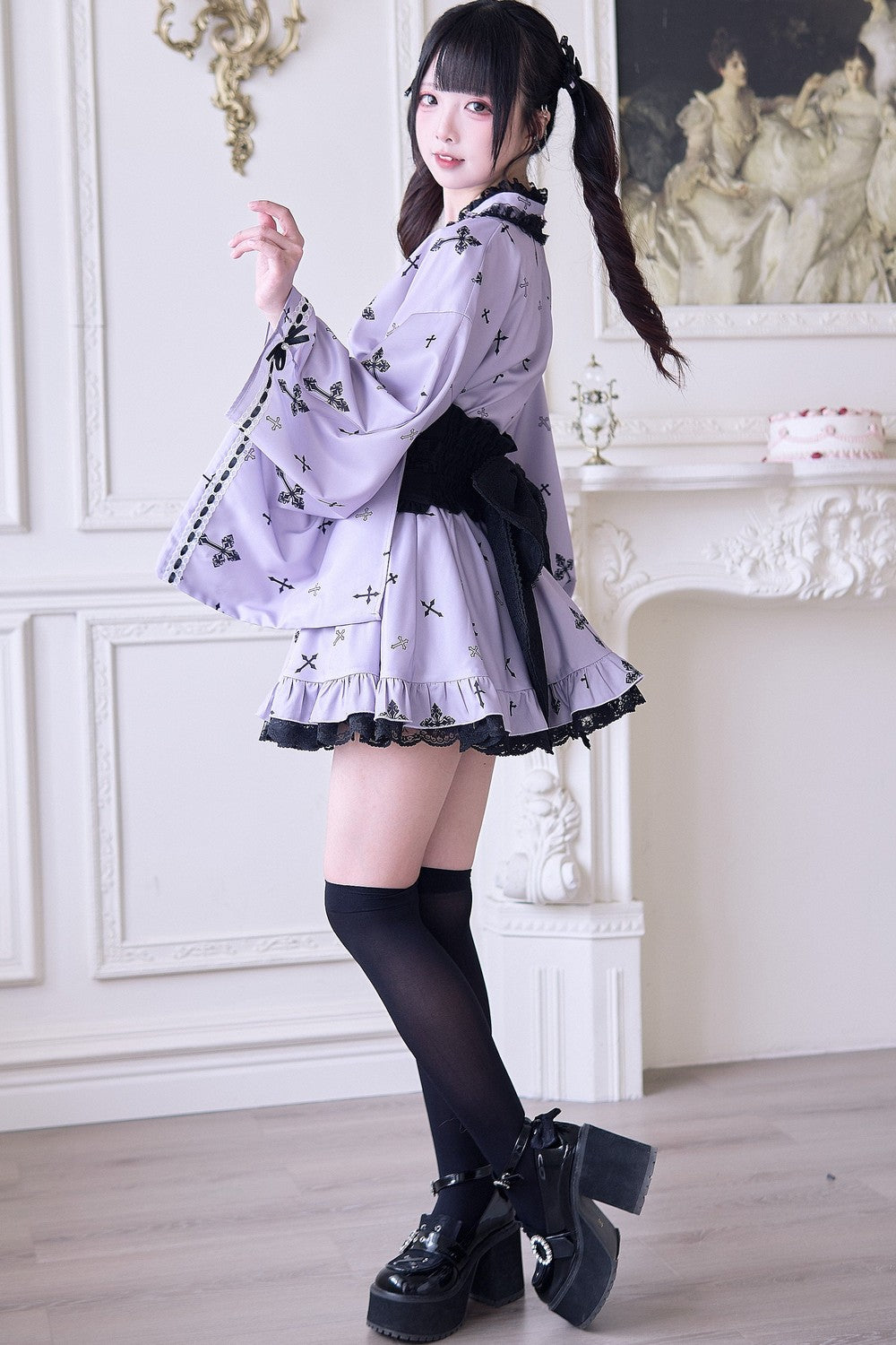 Wa-Gothic-Jirai-Yukata-Kombination