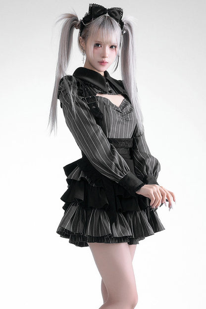 Subculture Dark Top and Shorts Set