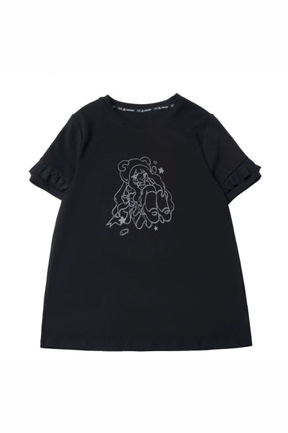 Grape Oolong T-Shirt Dress + Accessories