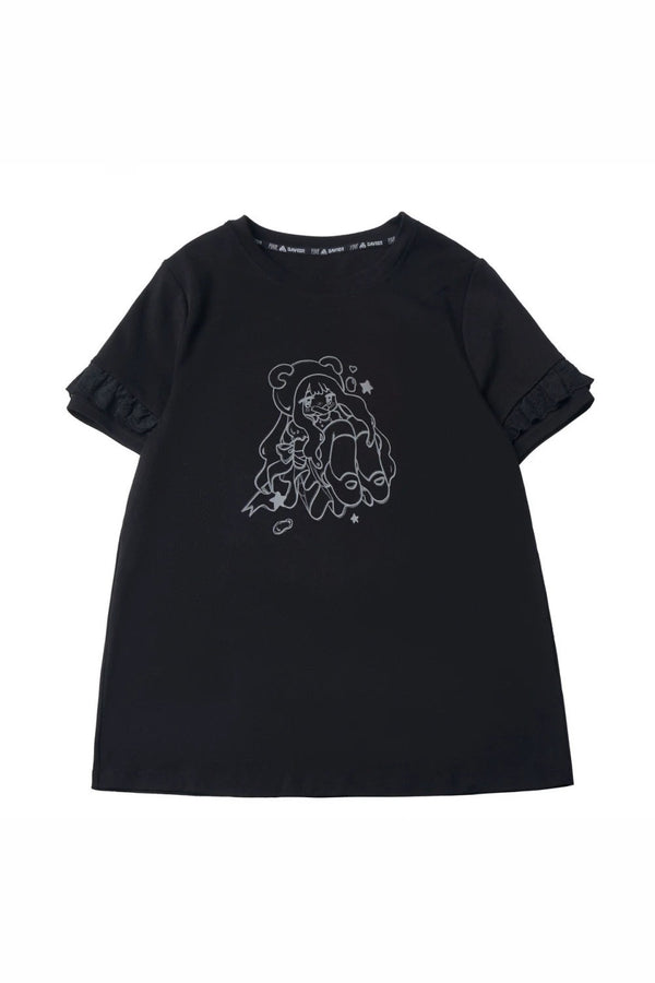 Grape Oolong T-Shirt Dress + Accessories