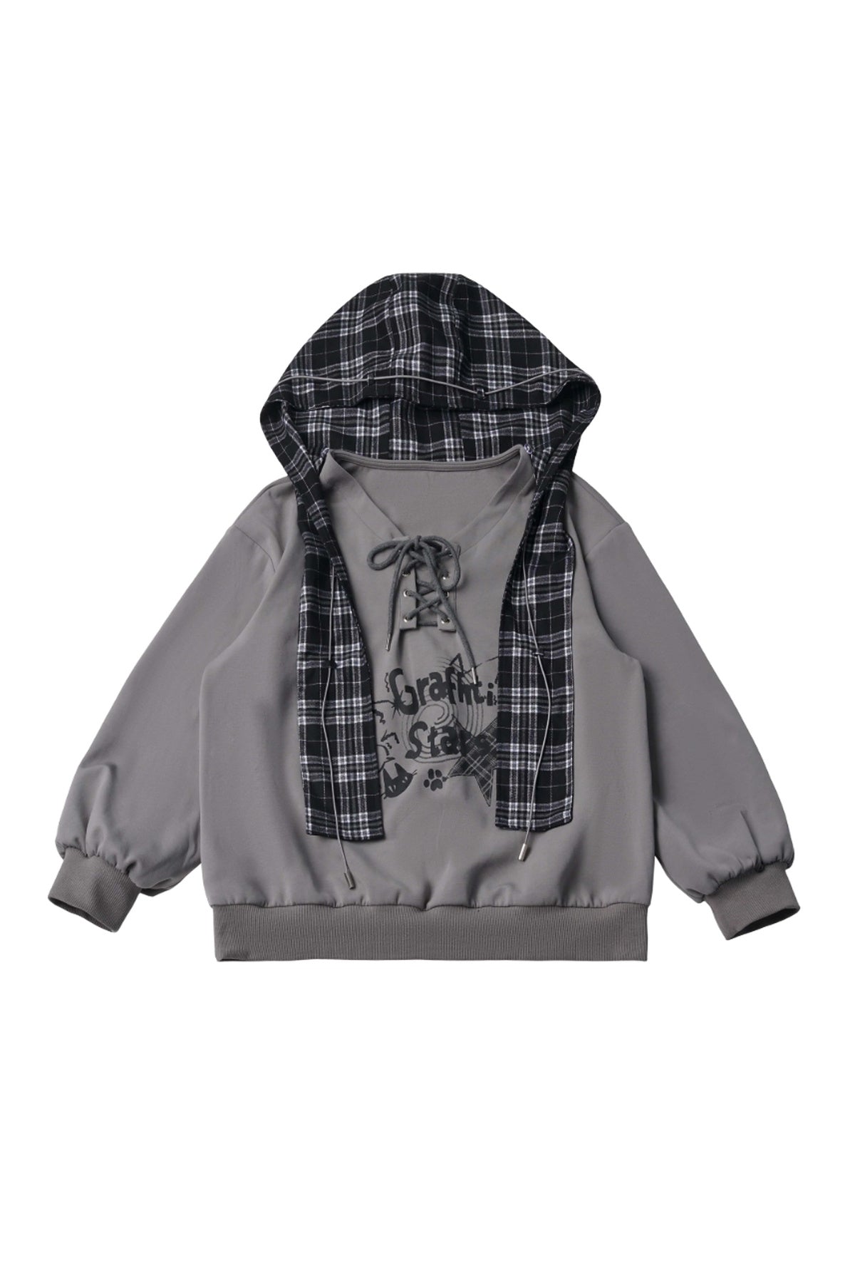 Plaid Shawl Jacket Set-Up