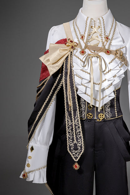 European Court Prince Top Pants Set-Up