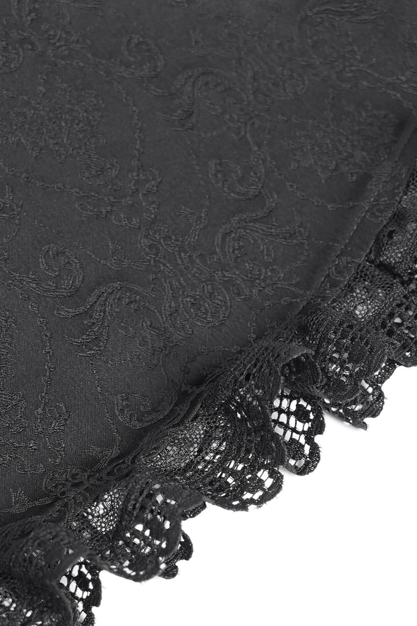 Chemise gothique à laçage et manches princesse
