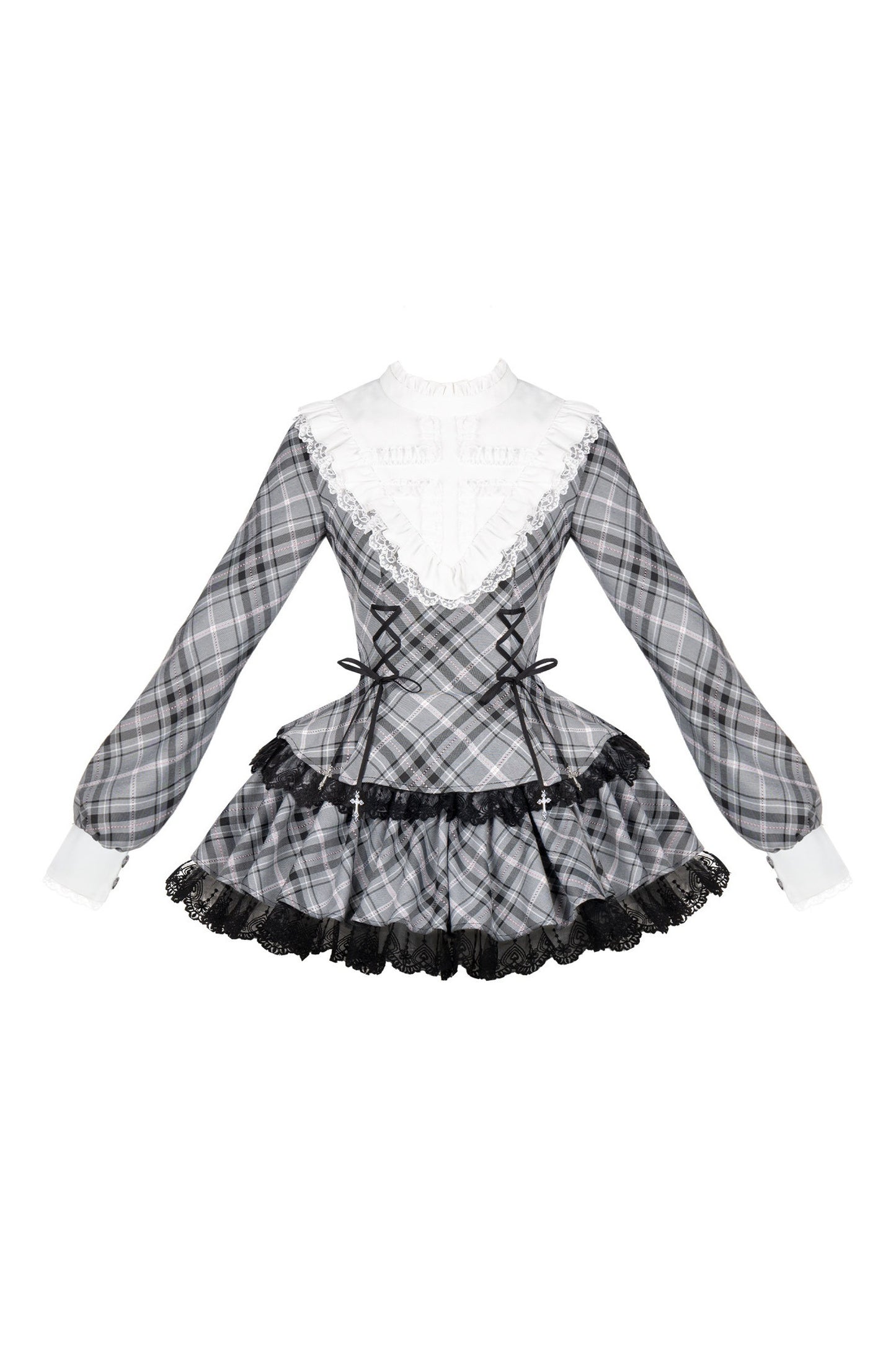 Conjunto de vestido con volantes y shorts Cool