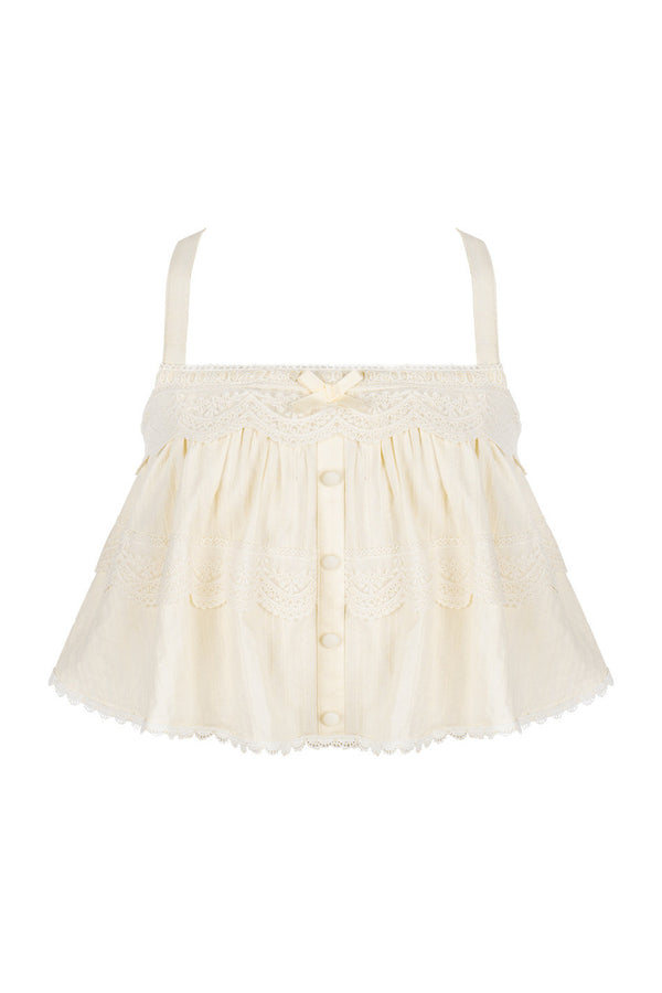 Twin Camisole And Irregular Hem Skirt Set-Up