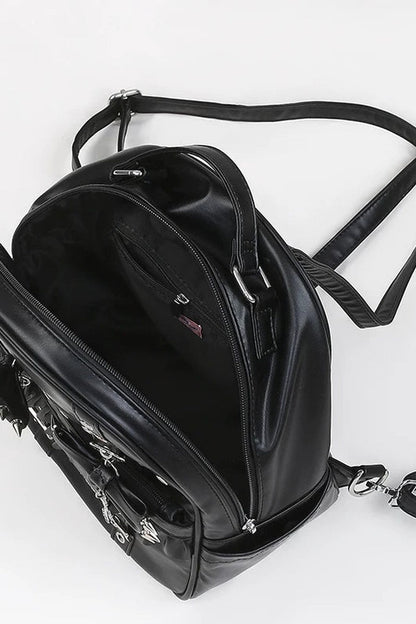 Studded Tote Backpack