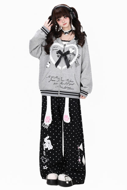 Cat Ear Lace Bow Jacket