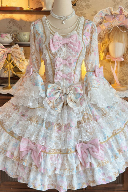 Long-Sleeved Candlestick Dress