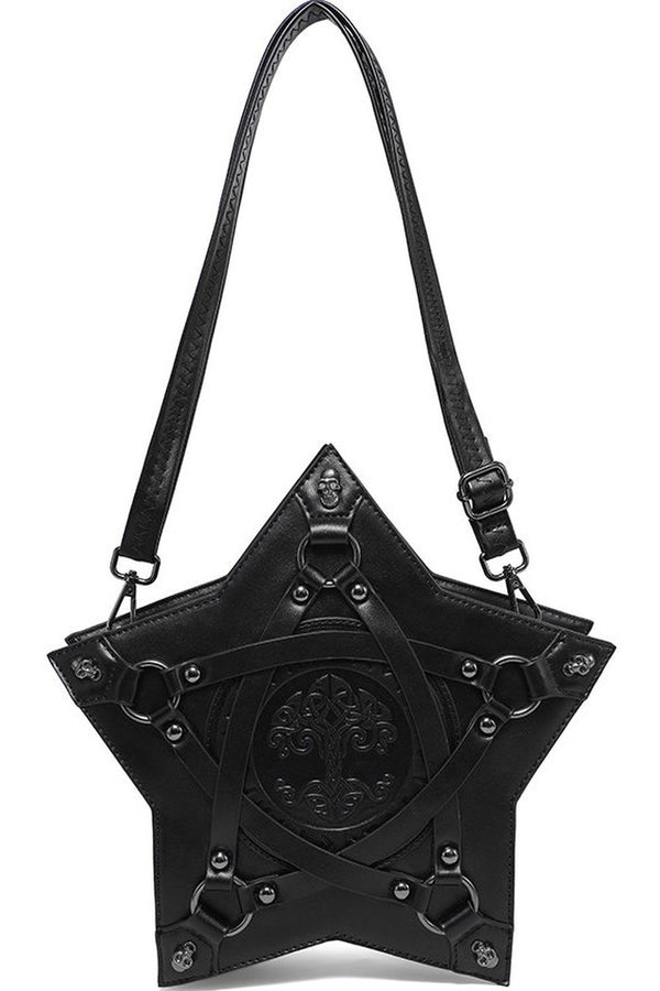 Black Magic Pentagram Gothic Bag