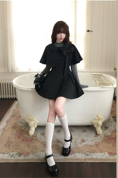 Retro Gray Cape Set