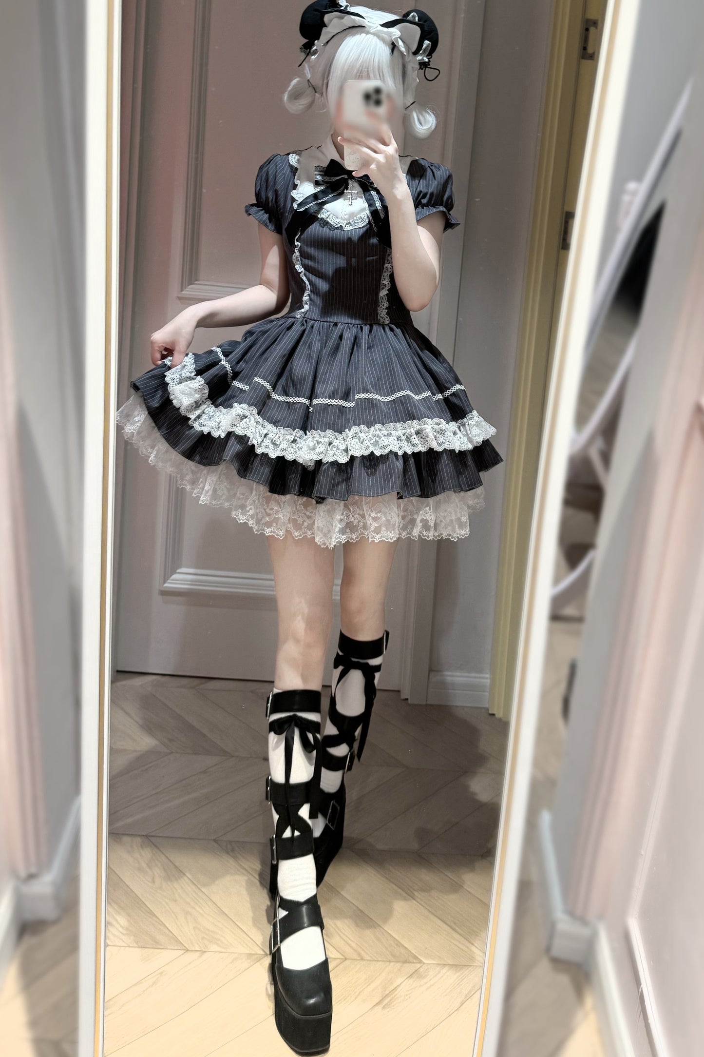 Subkultur-Jirai-Maid-Lolita-Kleid