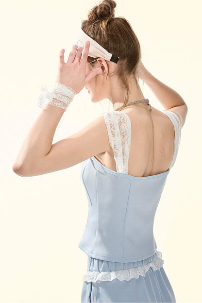 French Girly Baby Blue Set