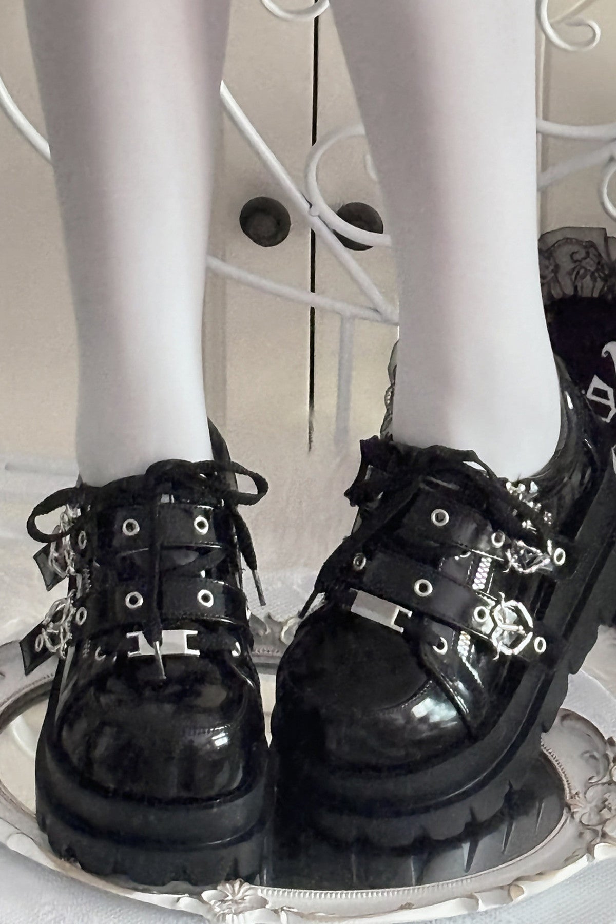 Chrome Hearts Platform Shoes