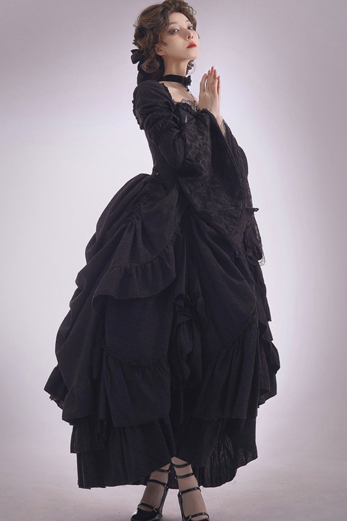 Gothic Embroidered Lolita Dress Set