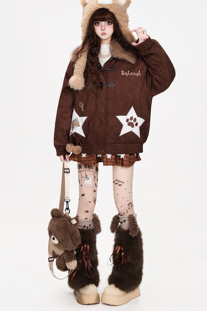 Star Bear Suede Jacket