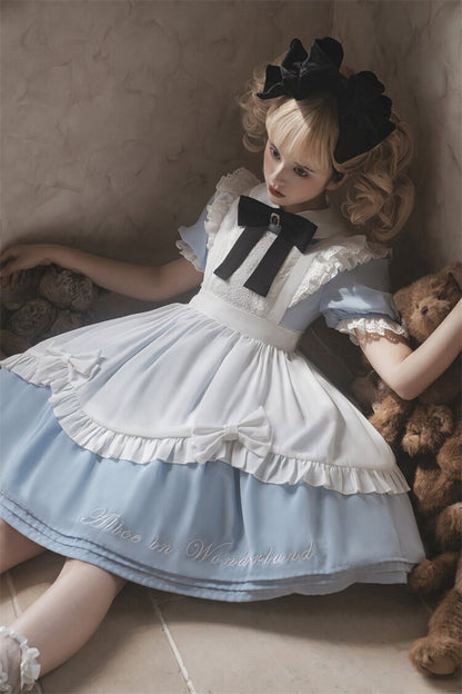 Wonderland Alice Short Sleeve One-Piece Dress