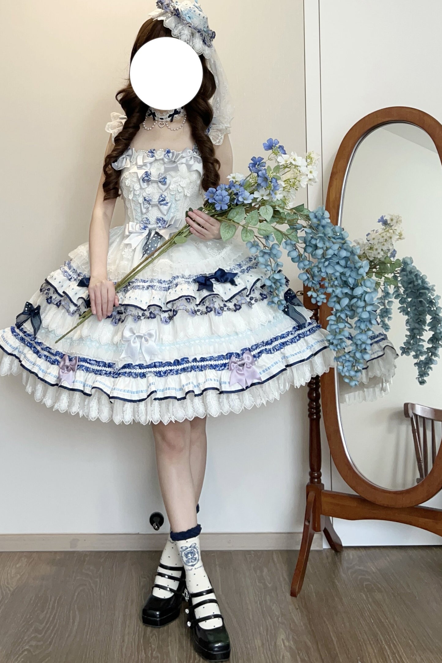 Blue Glaze Lolita Dress+Accessories