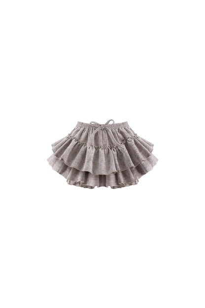 Gray Cat Ear Jacket with Tiered Cake Skirt Set-Up