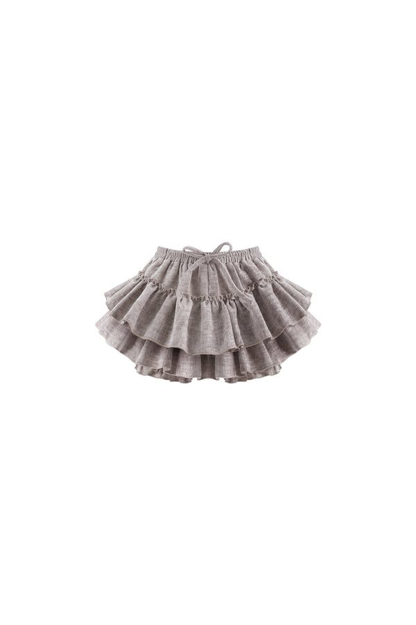Gray Cat Ear Jacket with Tiered Cake Skirt Set-Up