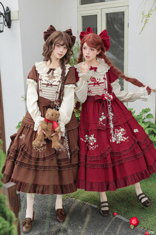 Embroidered Large Swing Dress