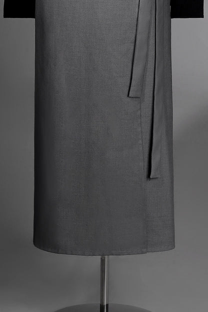 Ensemble jupe et cape en laine de style chinois