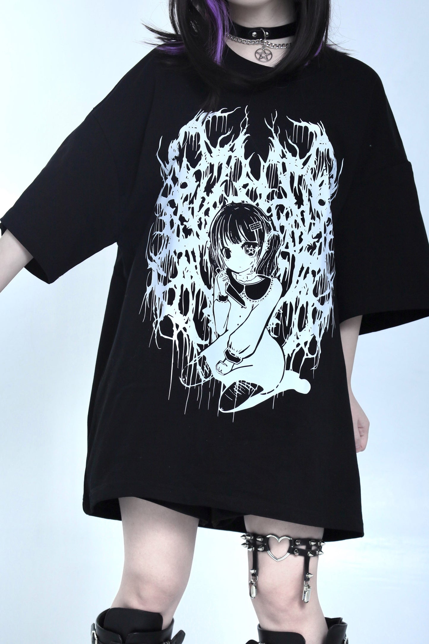地雷セーラーオーバーTシャツ