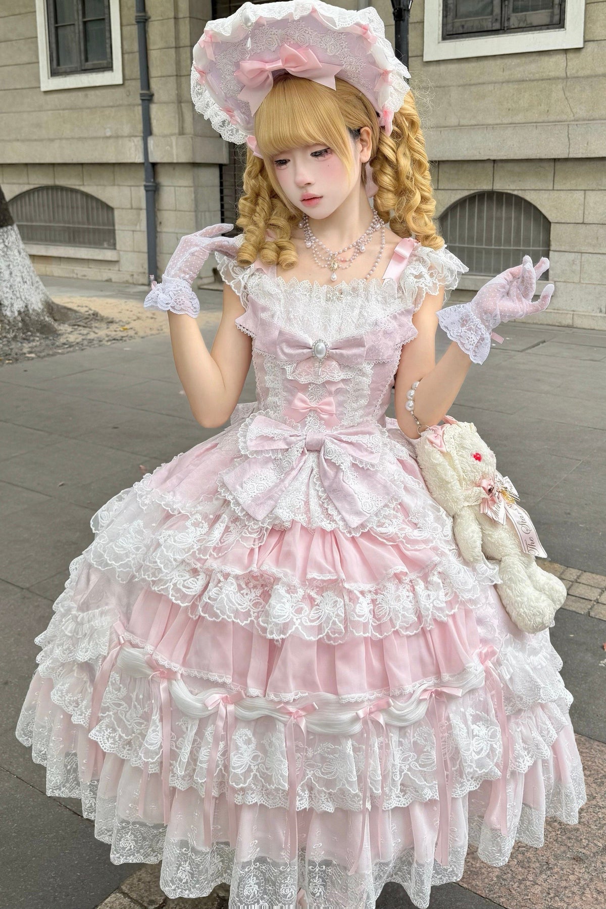 Angel Lace Wedding JSK Dress