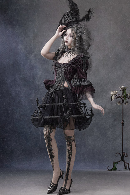 Gothic Soul-Catching Lantern Skirt