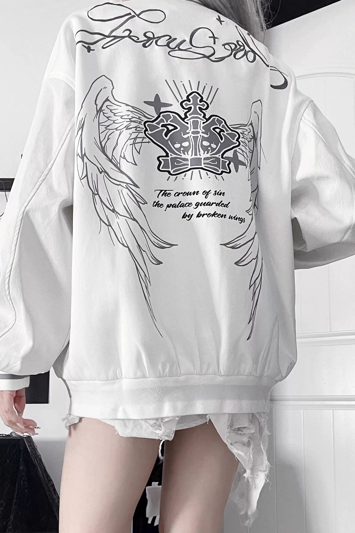 American Retro Embroidered Baseball Jacket