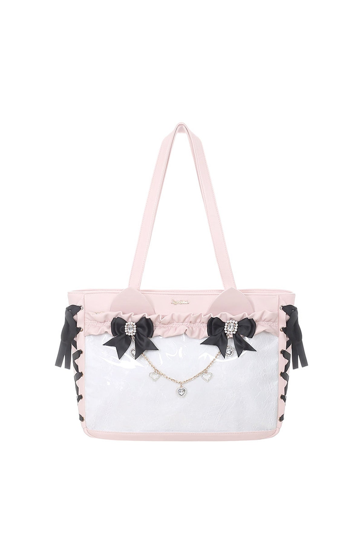Original Ruffled Bow Handbag Tote Bag