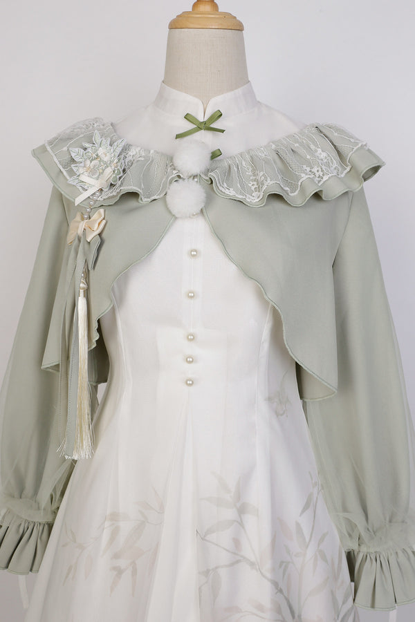 Lolita Han Element Pastoral Dress Set-Up
