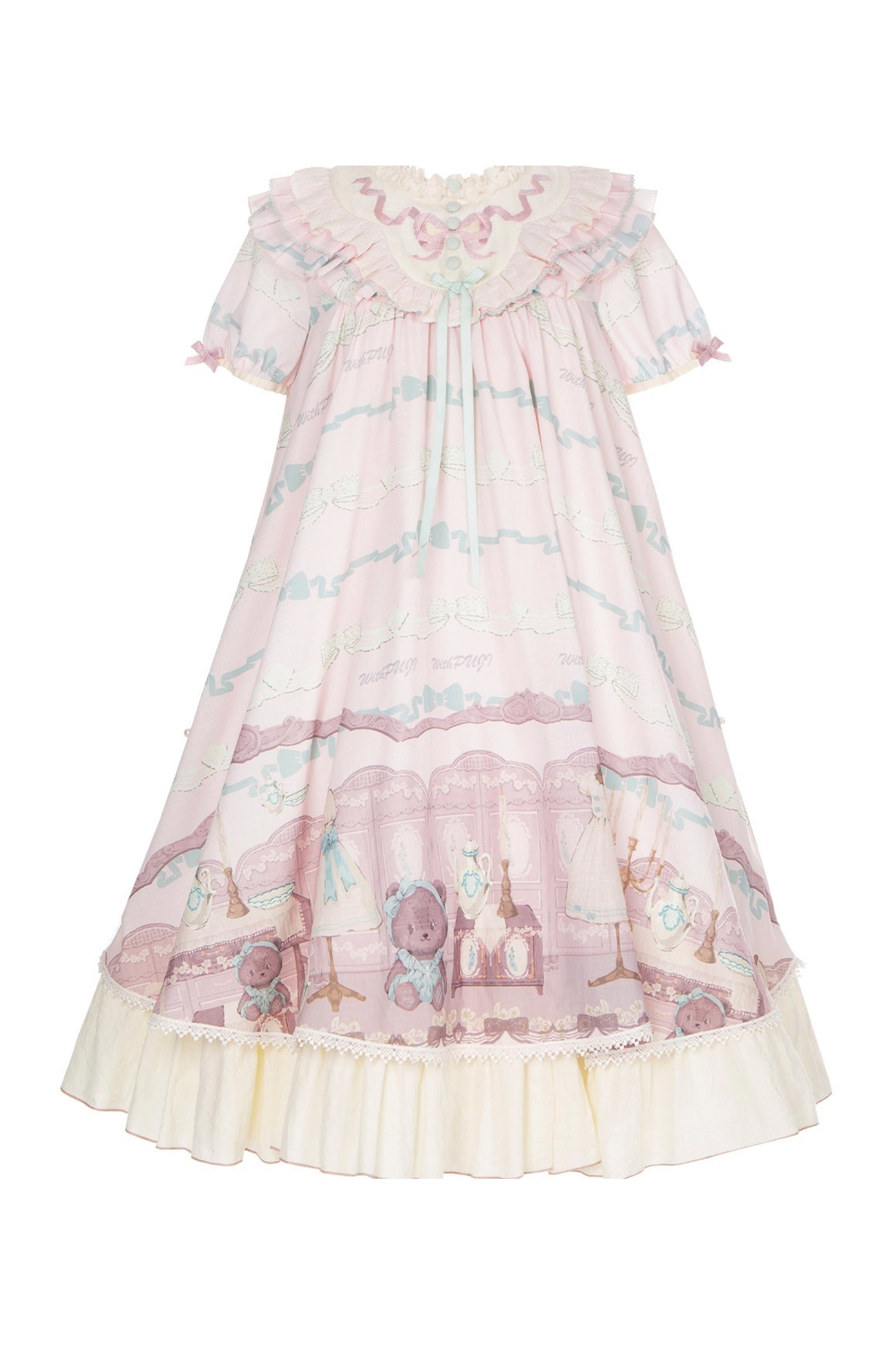Teddy Bear Print Doll Lolita Dress