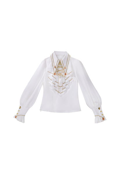 European Court Prince Top Pants Set-Up