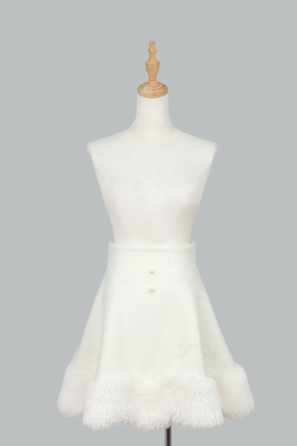 Fluffy Bow Cape and Skirt Set-Up