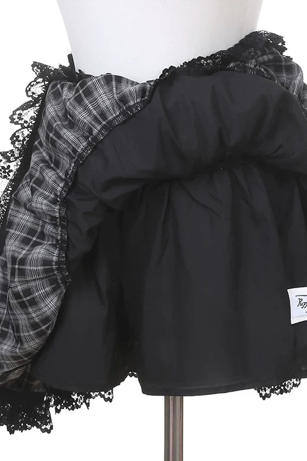 Plaid Ruffle Shirt and Skirt Set-Up