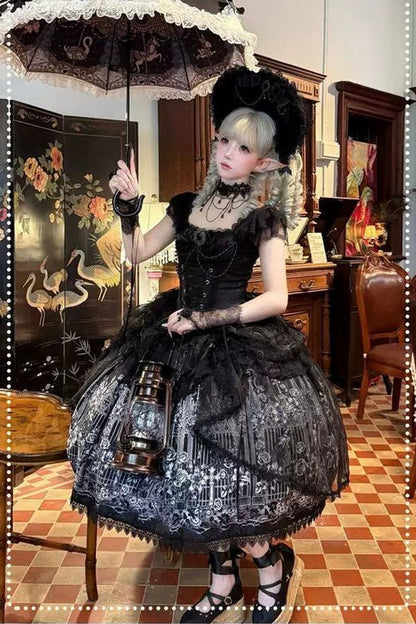 Gothic Dark Style Jsk Dress