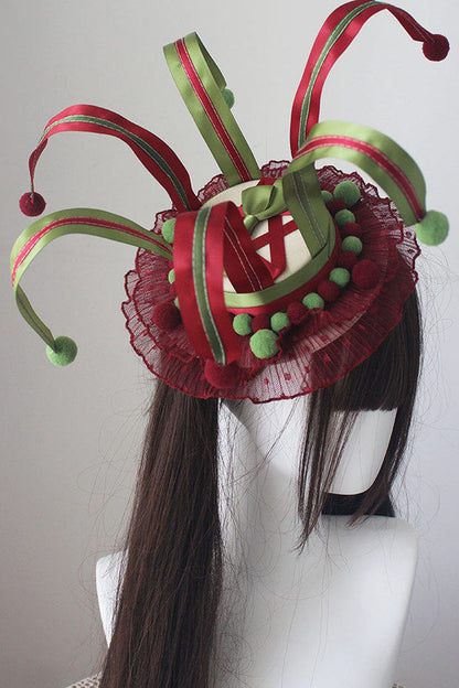 Accessorio per capelli Lolita da circo fatto a mano