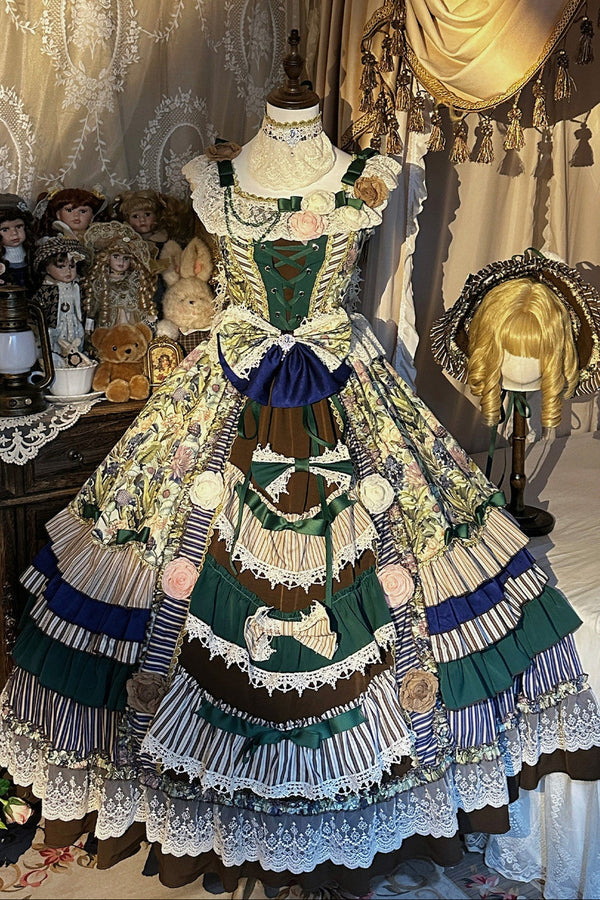 Dusk and Dawn Chime Lolita Dress Set