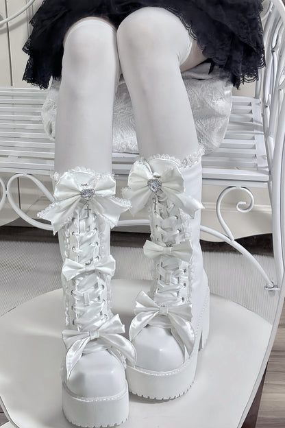Cool Lace-Up Platform Martin Boots