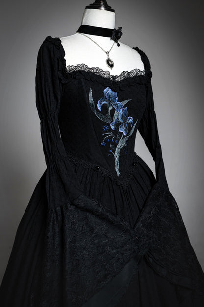 Gothic Embroidered Lolita Dress Set