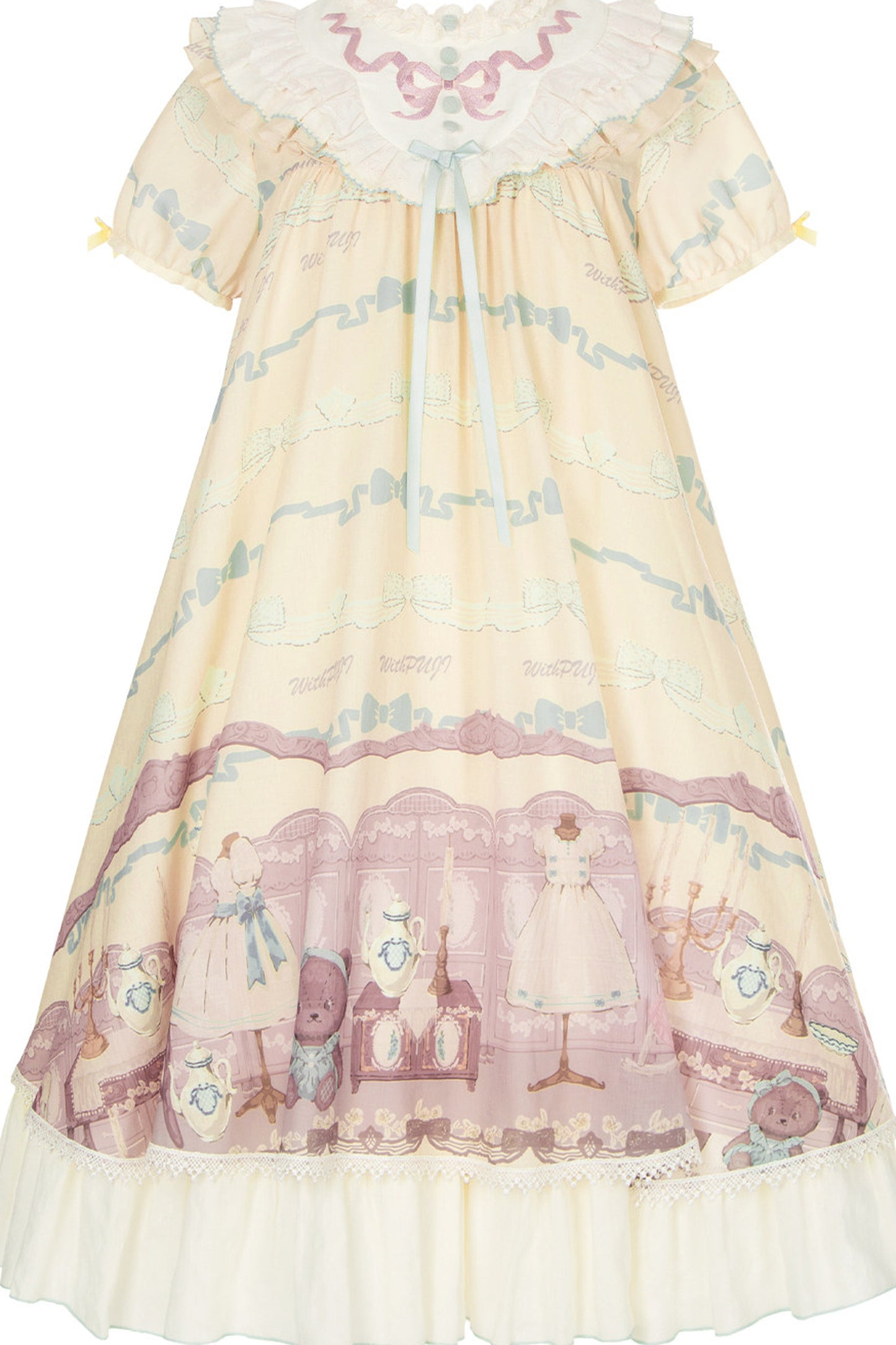 Teddy Bear Print Doll Lolita Dress