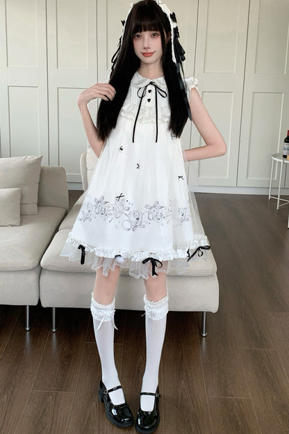 月うさぎプリンセスドールワンピース