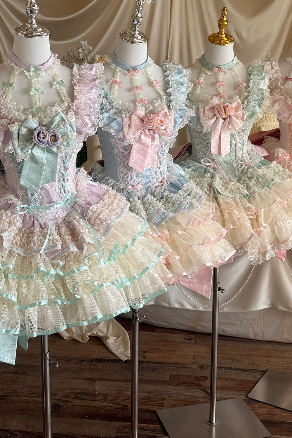 [Pre-order] Rose Ribbon Fairy Princess Dress + Accessories