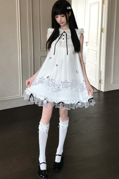 月うさぎプリンセスドールワンピース