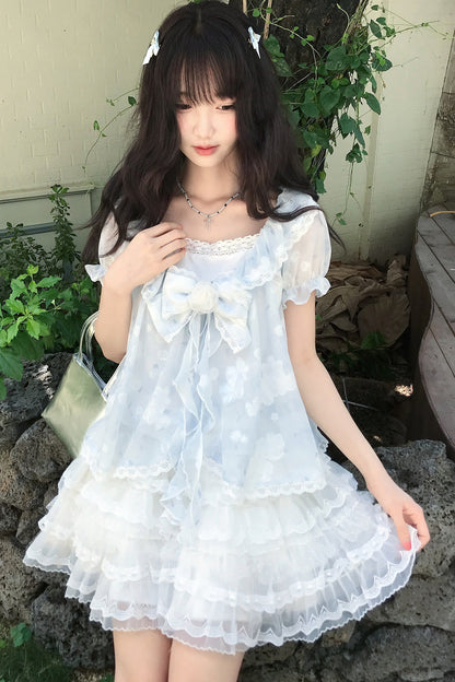 レースティアードスカート