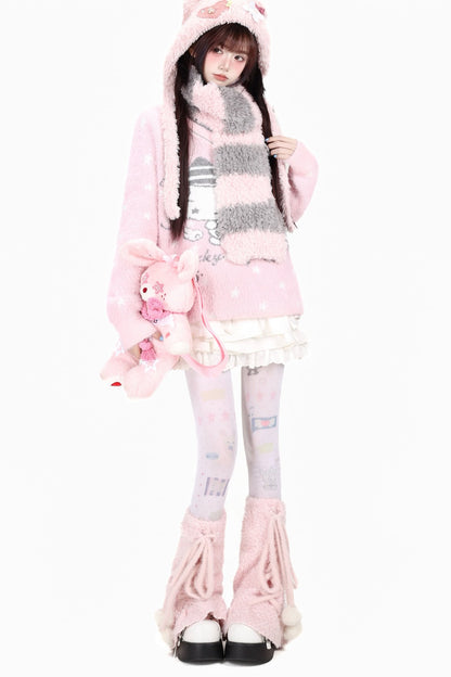 Cat Guitar Knit Sweater
