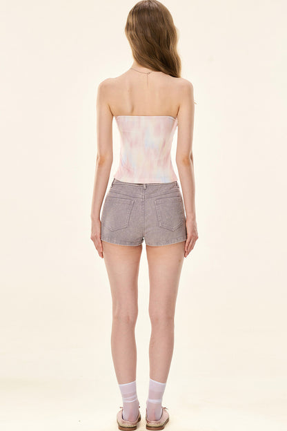 Marmor-Bustier mit Schleife